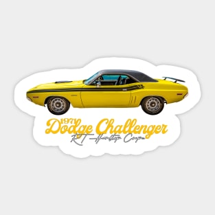 1971 Dodge Challenger RT Hardtop Coupe Sticker